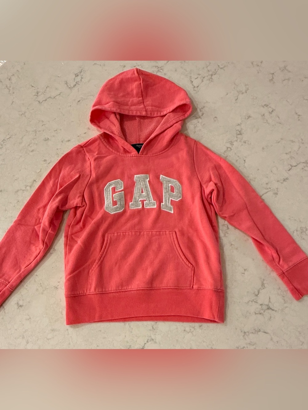 GAP Kids Pink Hooded Sweatshirt - Girls size Small
